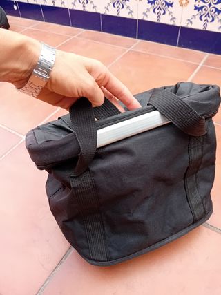 Cesta para bicicleta negra