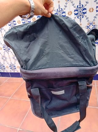 Cesta para bicicleta negra