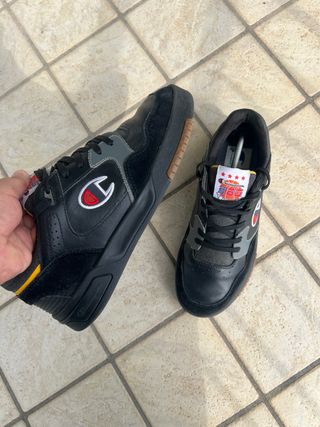 Champion MZ80 Low Scarpe Uomo Nero Grigio