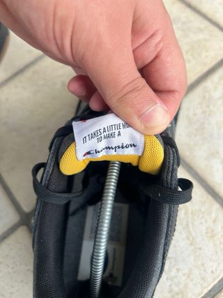 Champion MZ80 Low Scarpe Uomo Nero Grigio