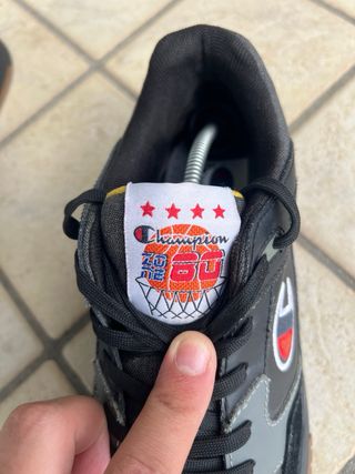 Champion MZ80 Low Scarpe Uomo Nero Grigio