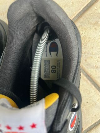 Champion MZ80 Low Scarpe Uomo Nero Grigio