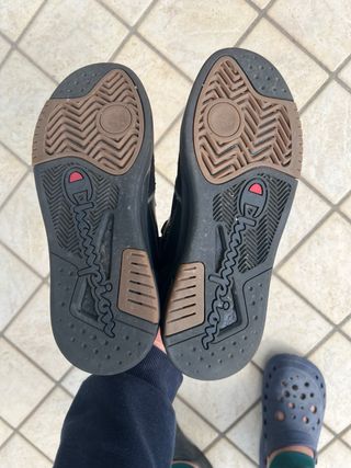 Champion MZ80 Low Scarpe Uomo Nero Grigio