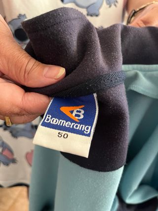Chaqueta deportiva Boomerang azul y negra