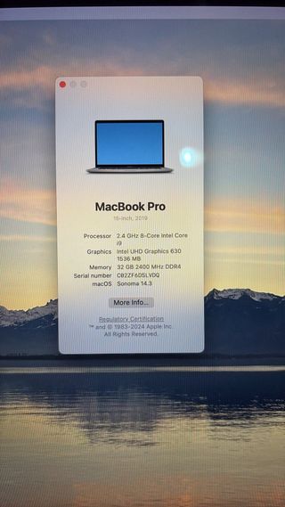 MacBook Pro 15 2019