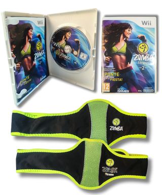 Juego Wii Zumba Fitness 2 + 2 Cinturones