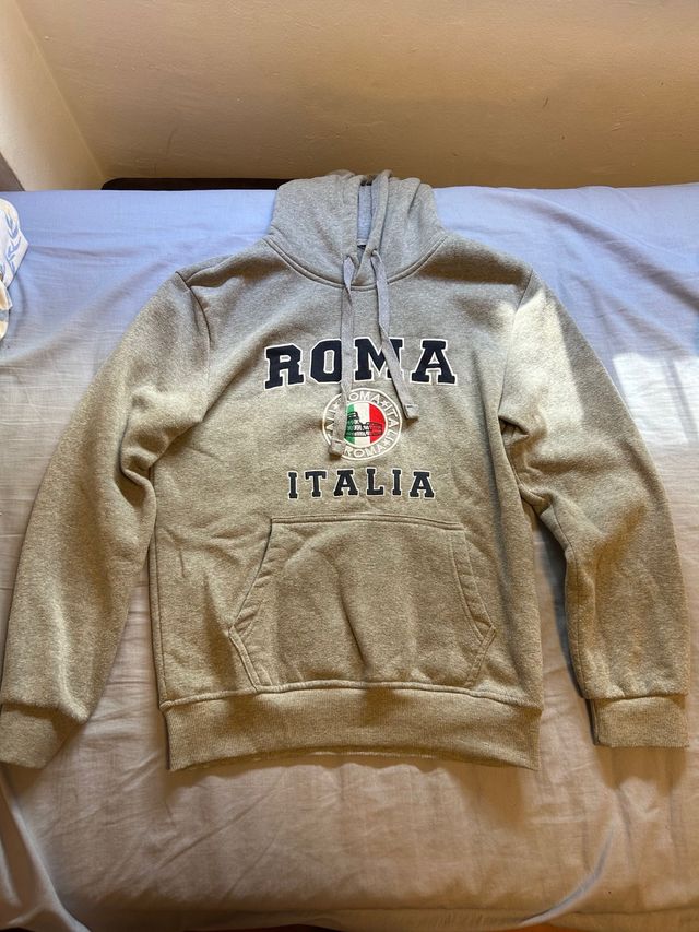 Sudadera Roma Italia Gris