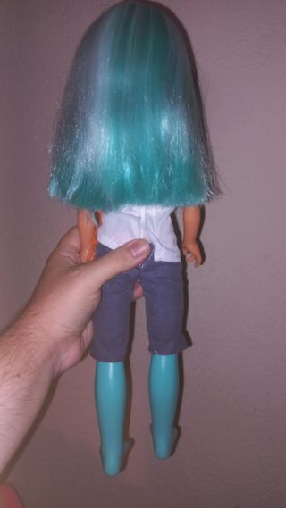 Muñeca Nancy Neón Azul Famosa