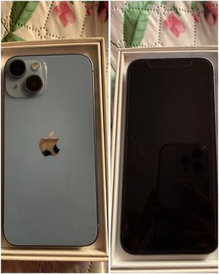iPhone 14 128GB Azul con cargador