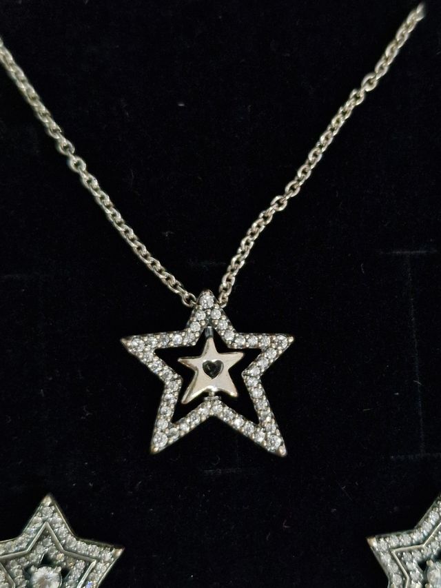 Colgante y pendientes Pandora