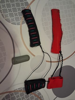 Protezioni vintage per piccozze da alpinismo.