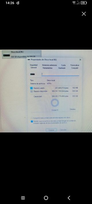 Disco duro externo 1 tb ( 1000 GB)