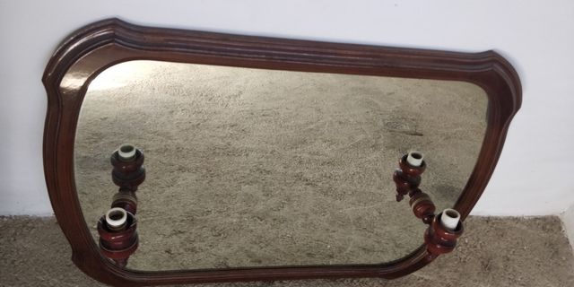 Gran Espejo de madera