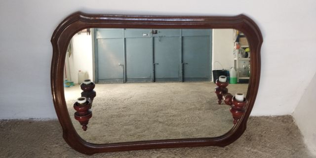 Gran Espejo de madera