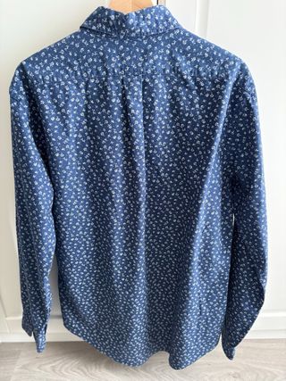 Camisa Polo Ralph Lauren Estampada Azul