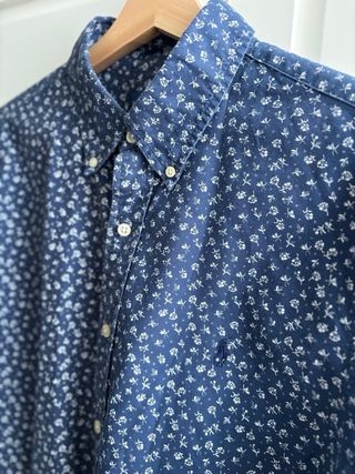 Camisa Polo Ralph Lauren Estampada Azul