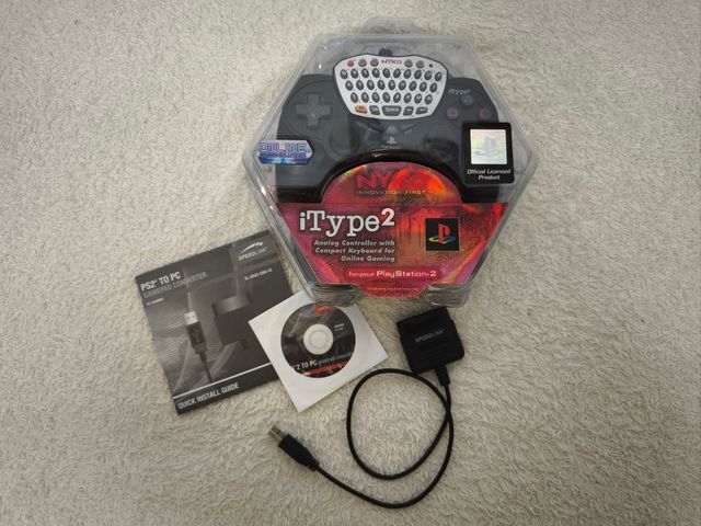 Mando PS2 Nyko iType2 con Teclado