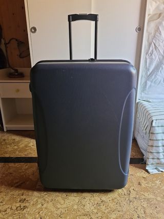 Maleta Dustin azul con 2 ruedas traseras
