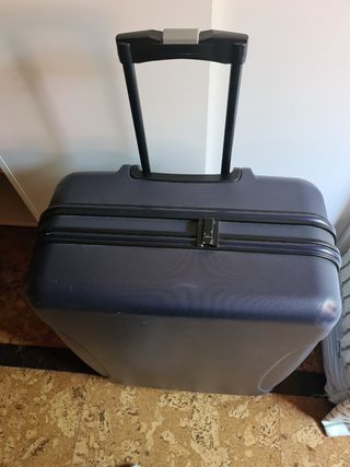 Maleta Dustin azul con 2 ruedas traseras