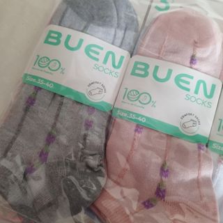 Calcetines BUEN SOCKS Mujer Talla 35-40 (3Pares)