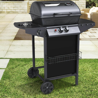 Barbecue a Gas e Pietra Lavica 2 Fuochi Bruciatori