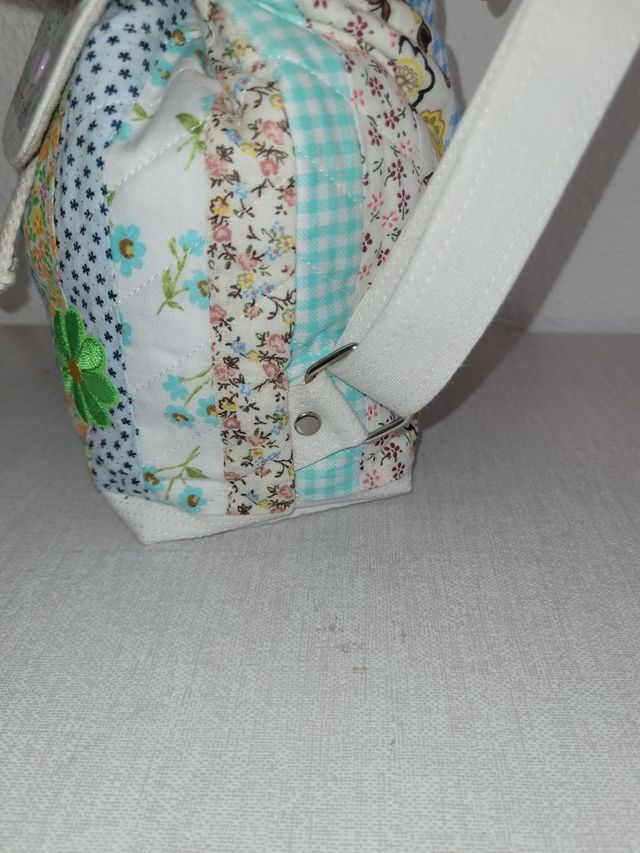 Mochila patchwork floral