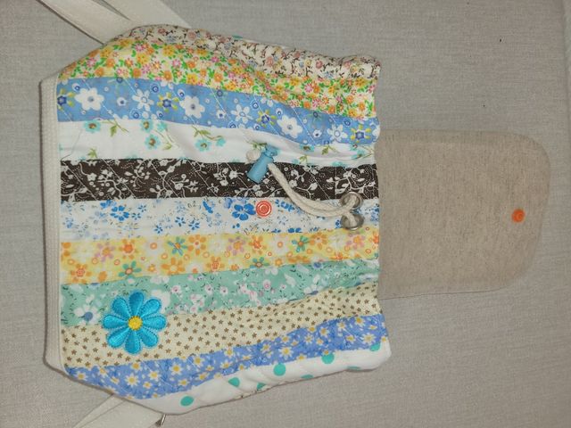 Mochila patchwork floral