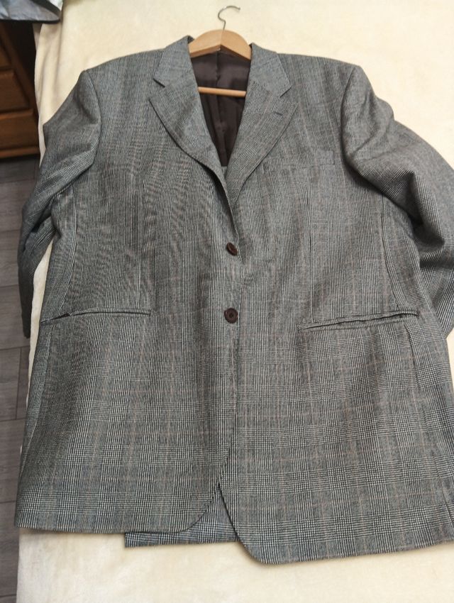 Traje Cortefiel Marrón/Gris