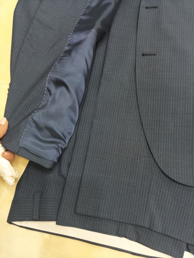 Traje Cortefiel Marrón/Gris