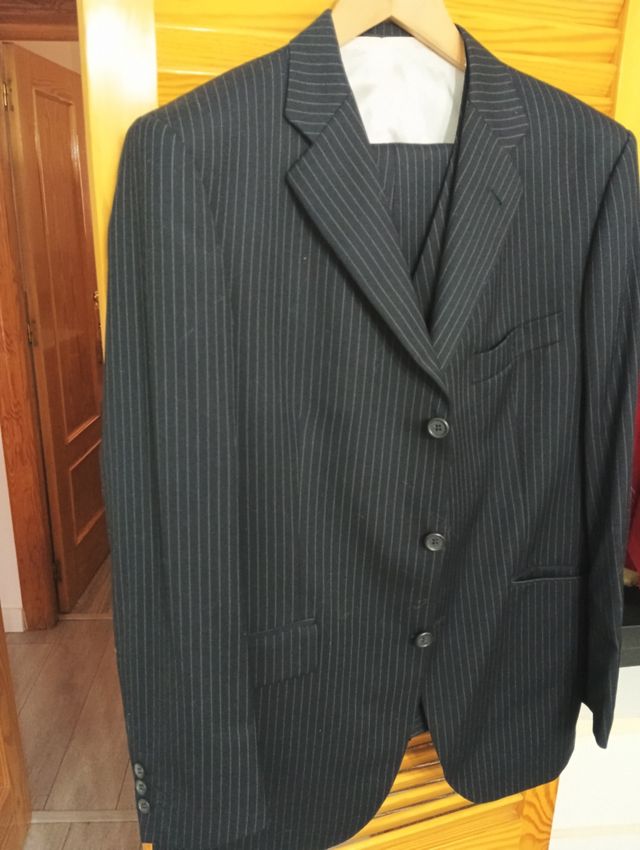 Traje Cortefiel Marrón/Gris