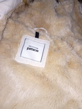 Abrigo mujer Pimkie beige talla S