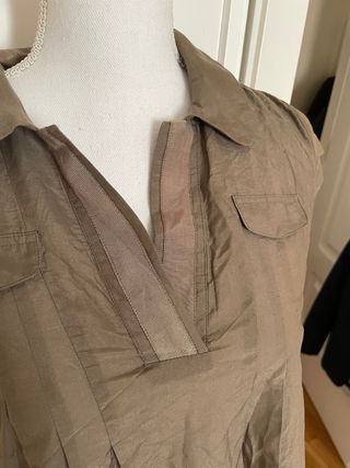 Camisa Bimba y Lola Seda Marrón