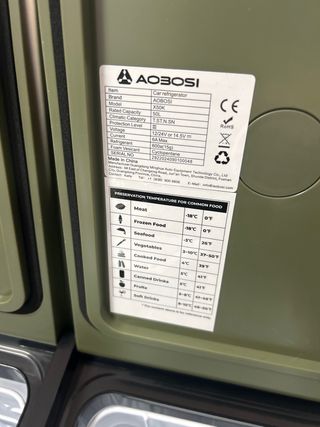 AAOBOSI Nevera Portátil 50L Doble Zona
