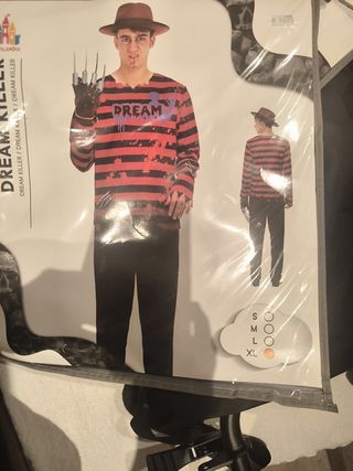 Disfraz Freddy Krueger Adulto Talla XL