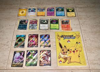 Pack Cartas Pokémon Álbum + 110 cartas Pokémon 