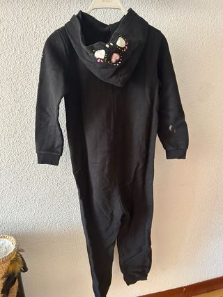 Mono Esqueleto Halloween Niña Talla 9-10