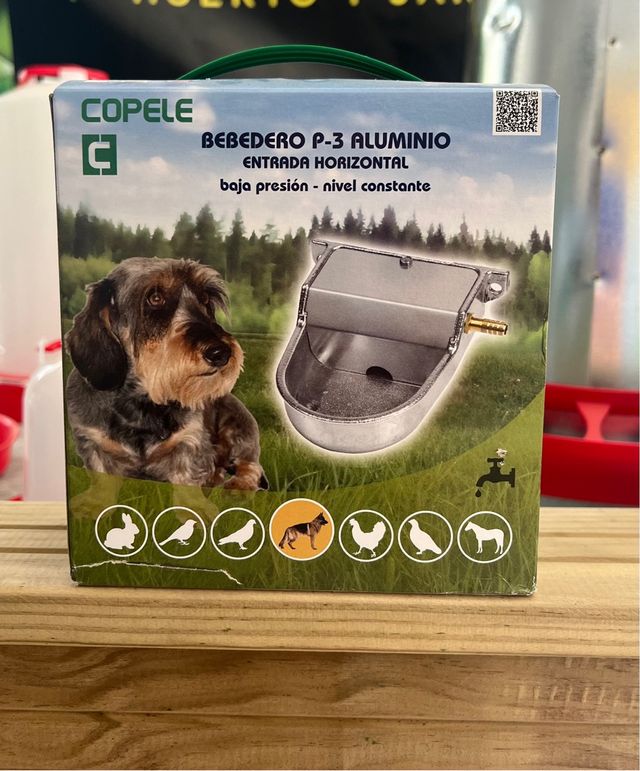 Bebedero perros Aluminio Horizontal