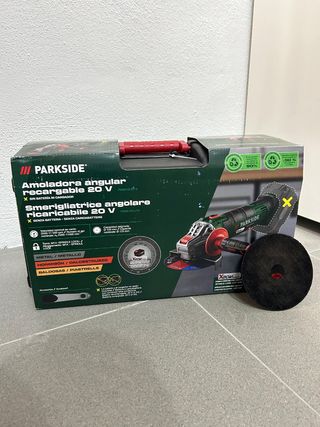 Parkside Amoladora Angular Recargable 20V