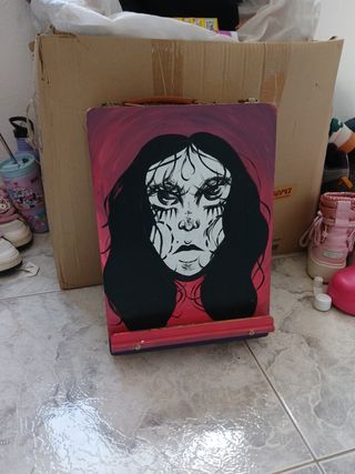 Caballete de mesa para pintar