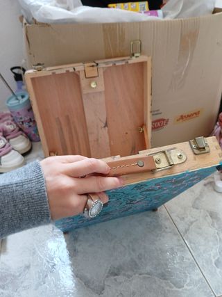 Caballete de mesa para pintar