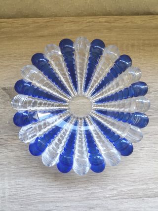 Cenicero Vintage Walther Glass Azul
