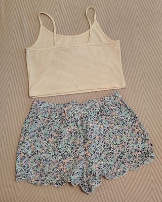 Conjunto pijama verano floral