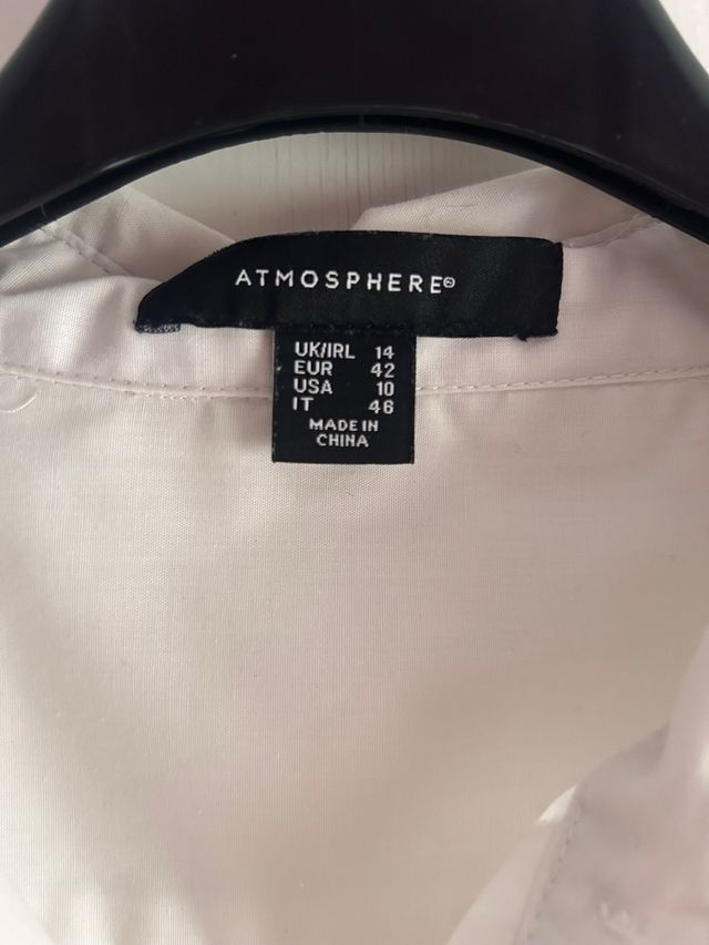 Camisa blanca Atmosphere mujer