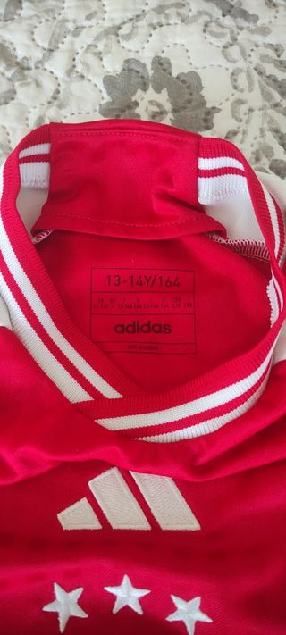 Camiseta Ajax original Adidas  Talla 13/14 a 164cm