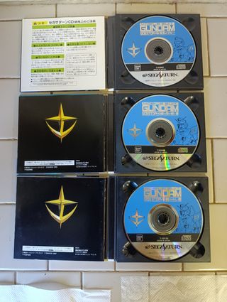 Gundam Side Story Trilogy Sega Saturn Giapponese