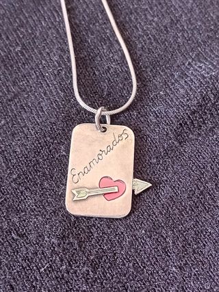 Colgante de Plata Enamorados