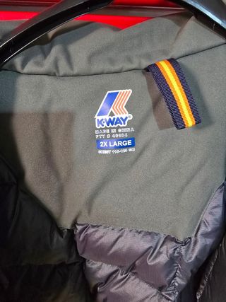 Giubbotto K-Way verde oliva original