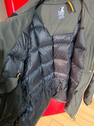 Giubbotto K-Way verde oliva original