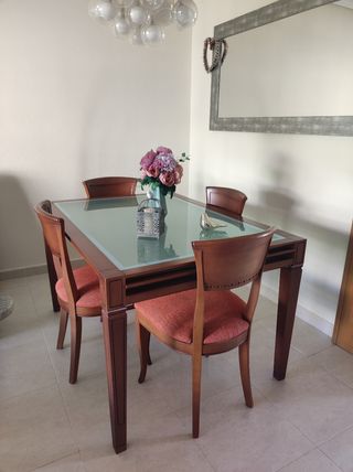 Mueble salón comedor madera 