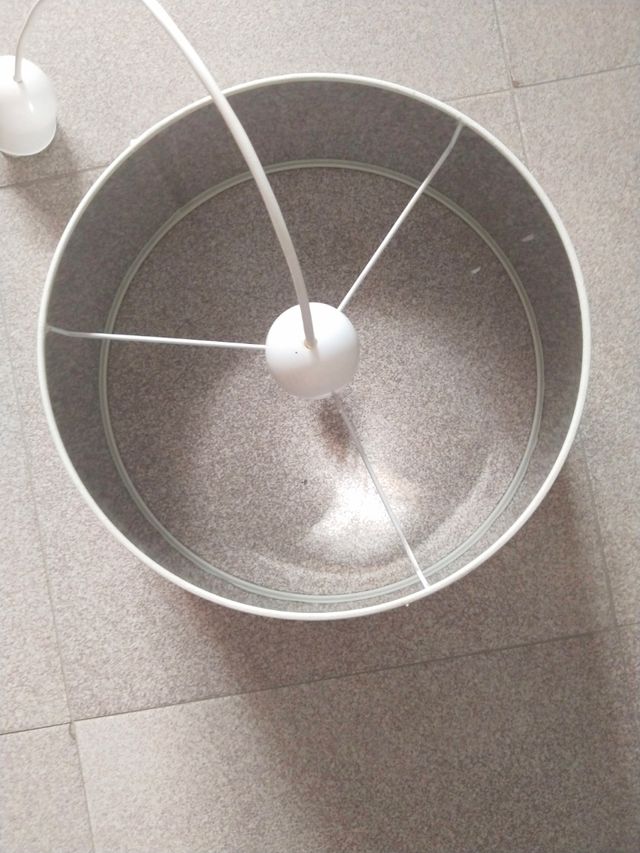 Pantalla de lámpara de techo Gris plata